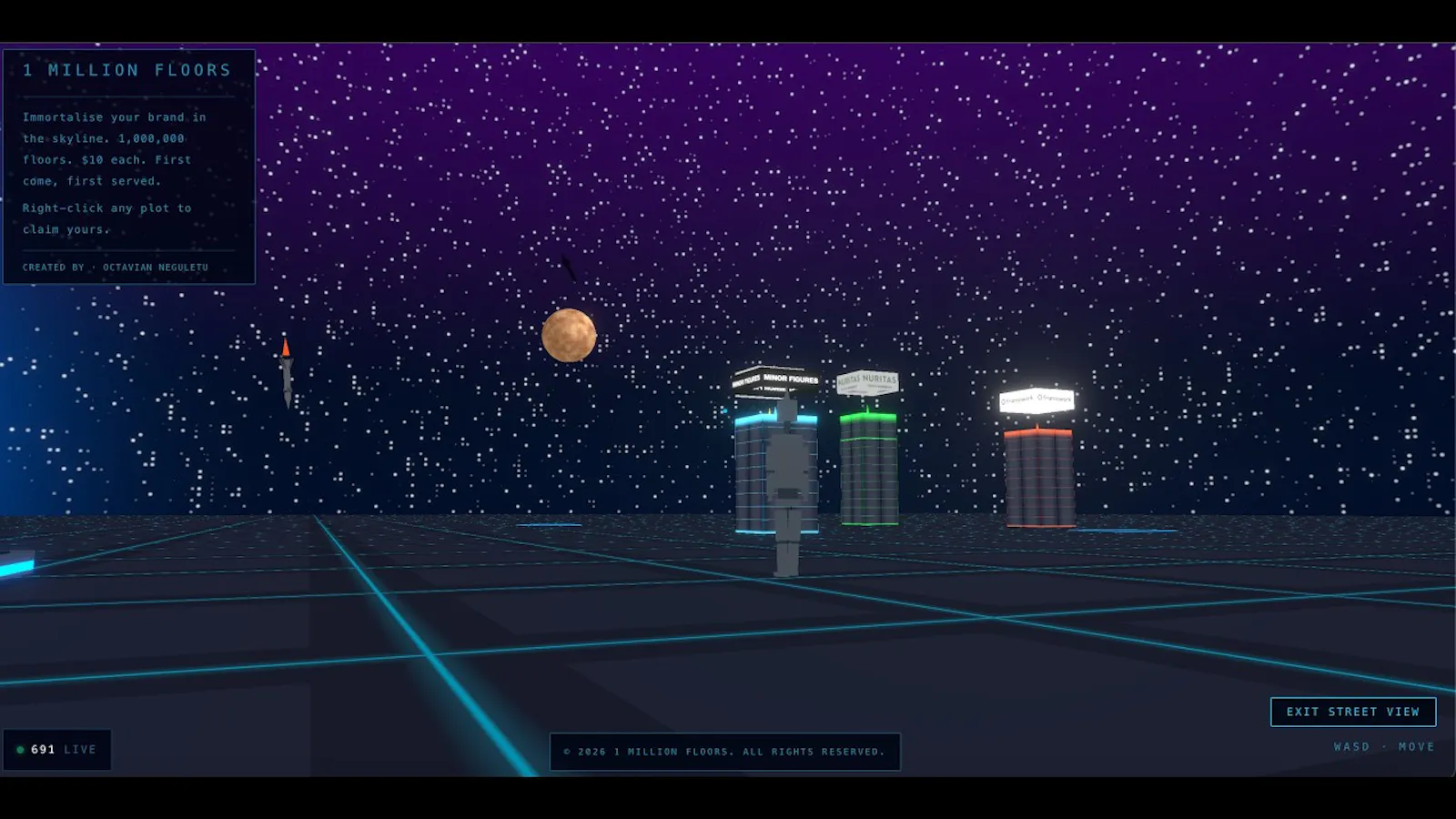 1 Million Floors - a 3D Digital City screenshot 1 (video preview)