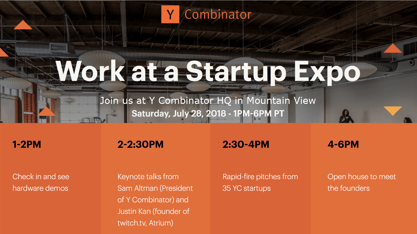 Work at a Startup - from Y Combinator media 1