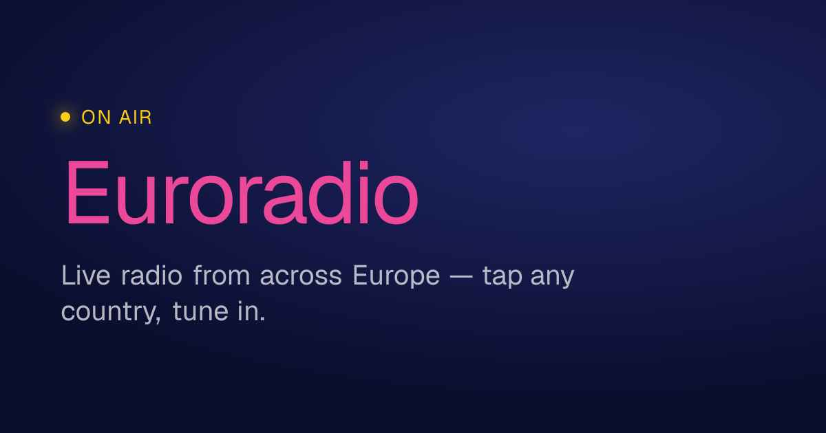 Euroradio — Live 24/7 European Radio gallery image