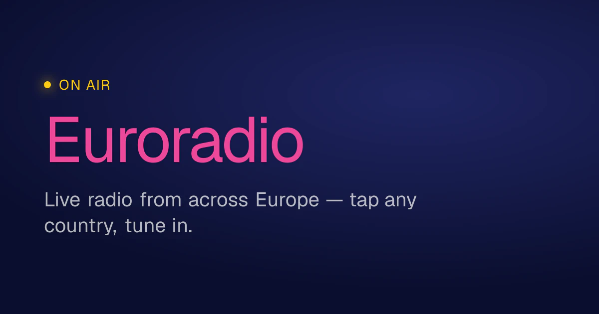 Euroradio — Live 24/7 European Radio screenshot 1