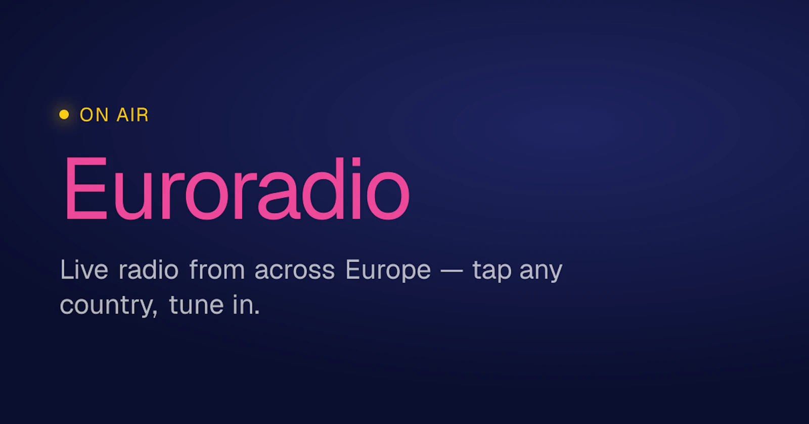 Euroradio — Live 24/7 European Radio screenshot 2