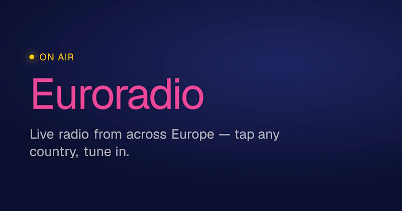 Euroradio — Live 24/7 European Radio screenshot 2
