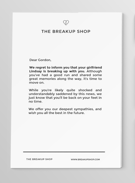 The Breakup Shop  gallery image