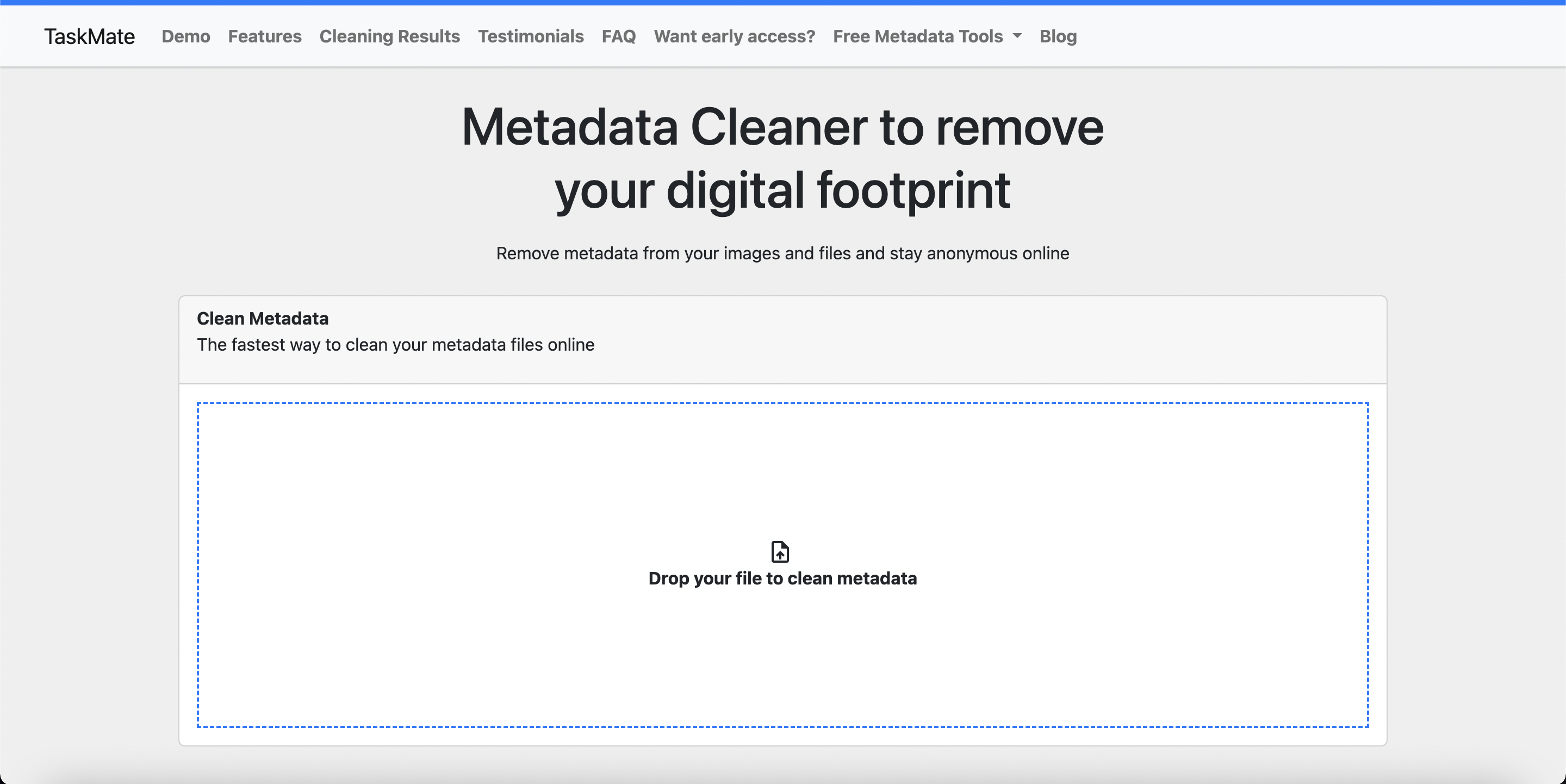 Metadata Cleaner |Compagno di attività media 2