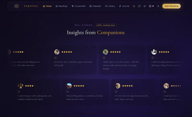 Tarotos screenshot 4