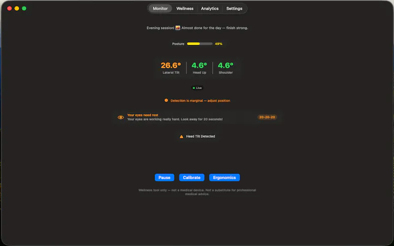PostureLens AI screenshot 5