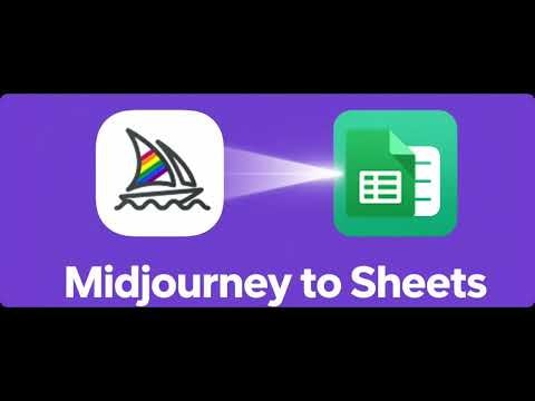 Midjourney to Google Sheets gallery image
