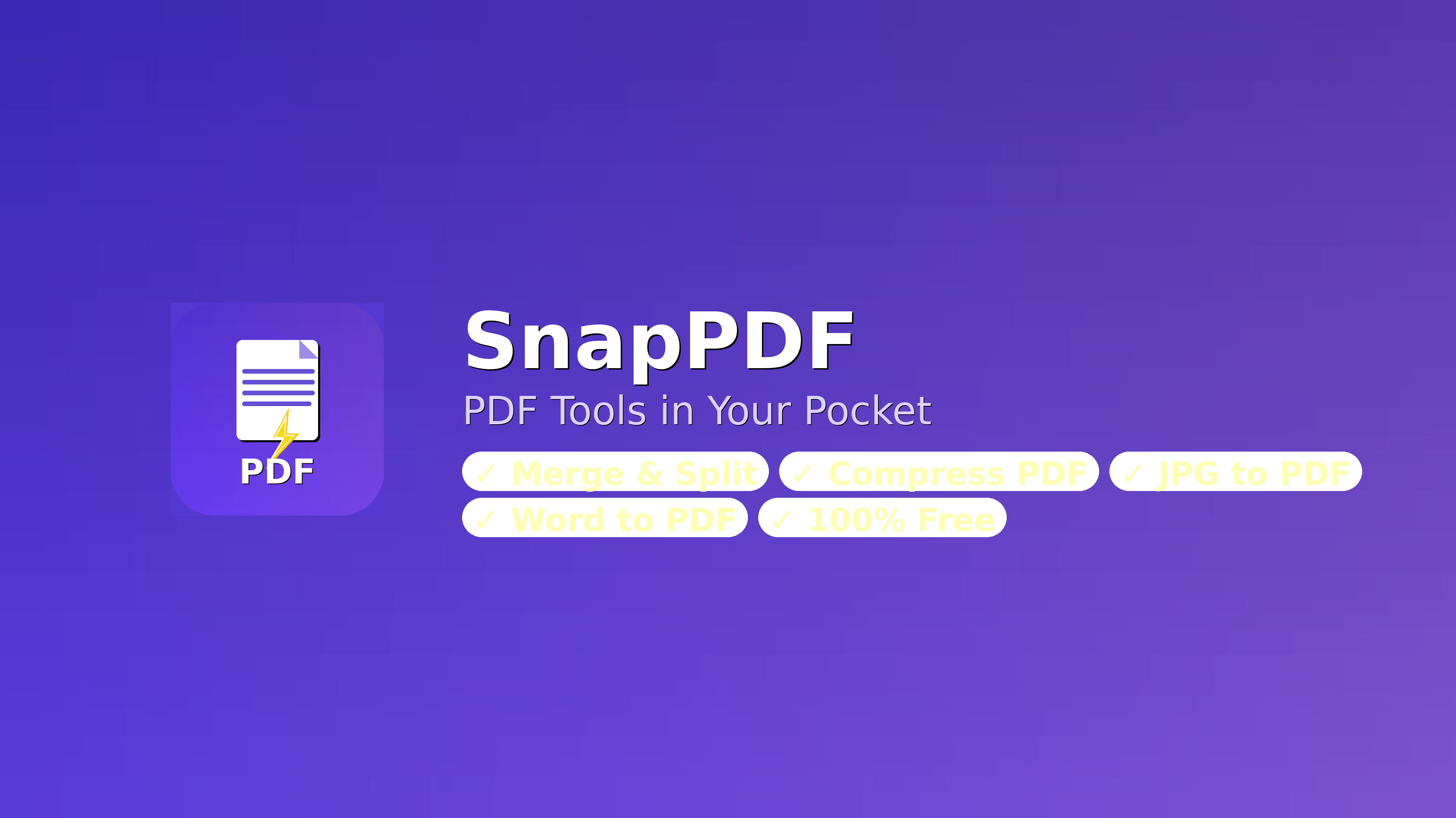 SnapPDF- Fast PDF Converter & Compressor