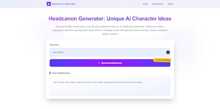 Headcanon Generator gallery image