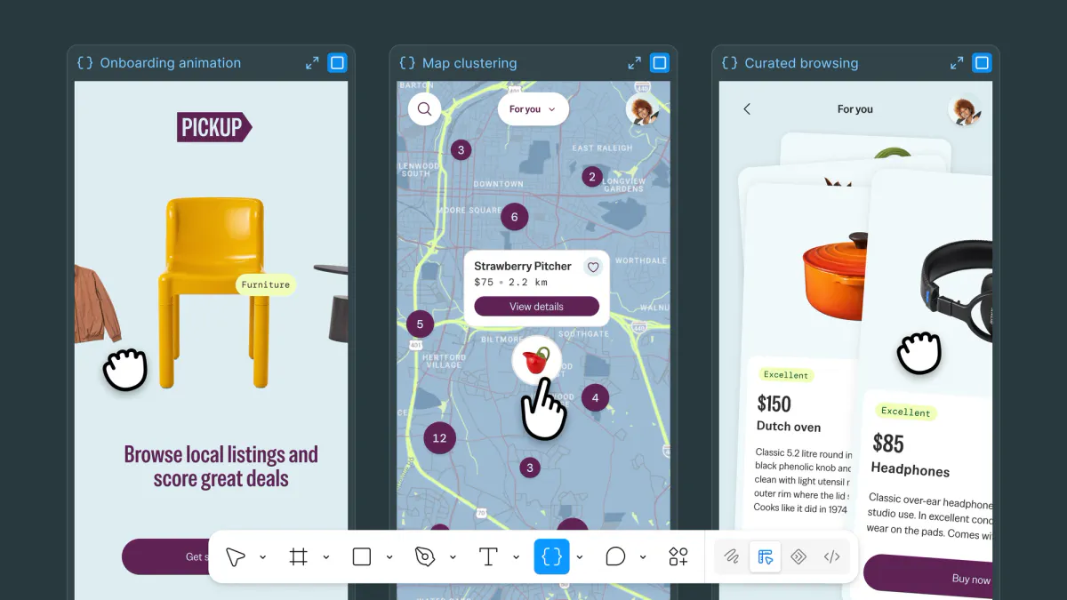 Figma code layers gallery image