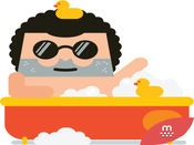 Frizzy Guy stickers/emoji for iMessage