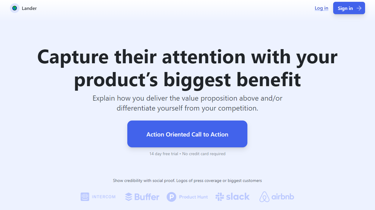 Lander gallery image