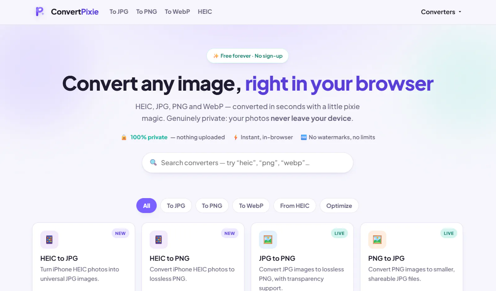 ConvertPixie screenshot 2