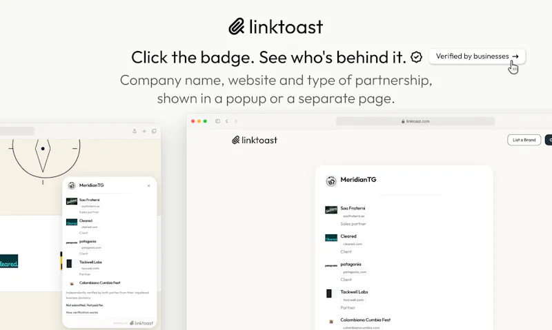 LinkToast screenshot 2