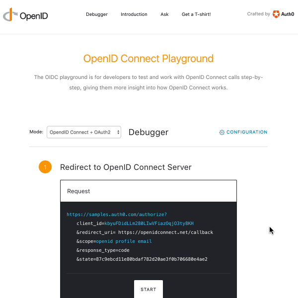 OpenID Connect Playground