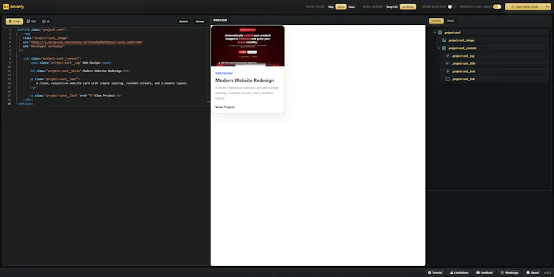 Brickify screenshot 1
