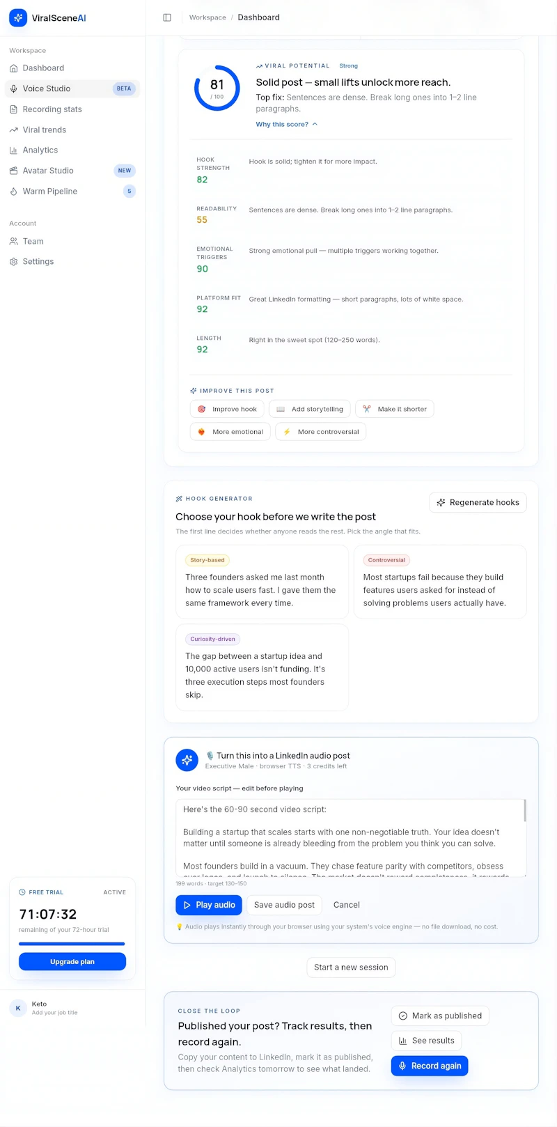 ViralSceneAI  screenshot 5