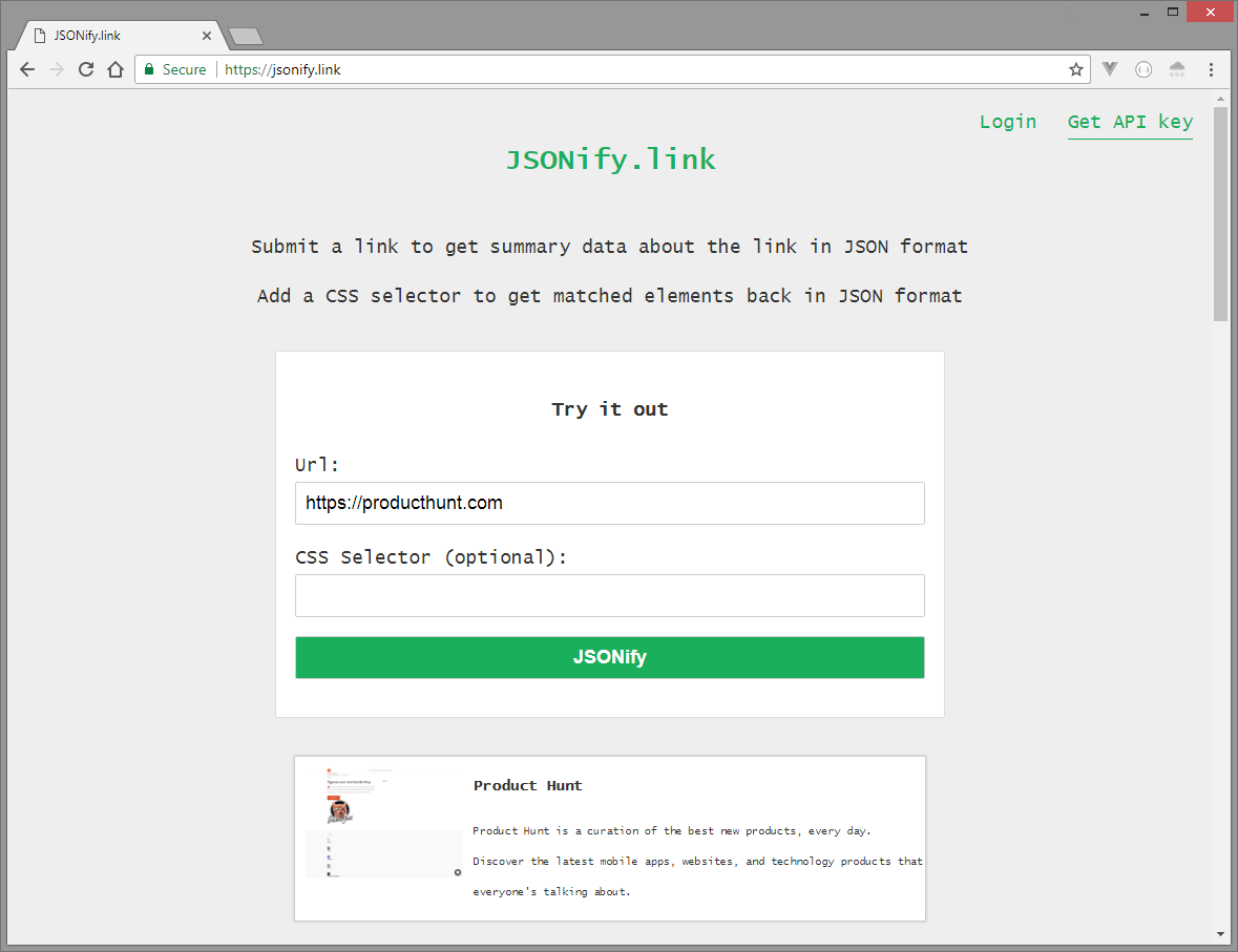 JSONify.link gallery image