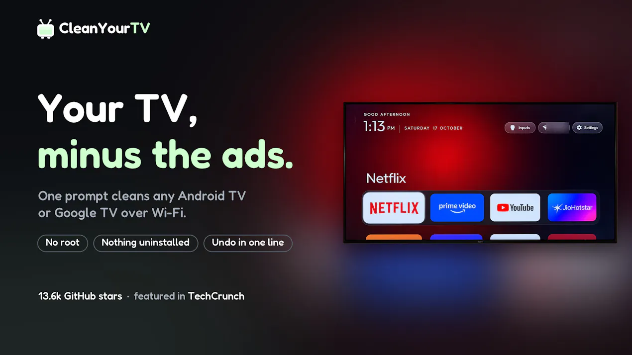CleanYourTV product