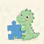 Dinosaur Puzzle for Kids