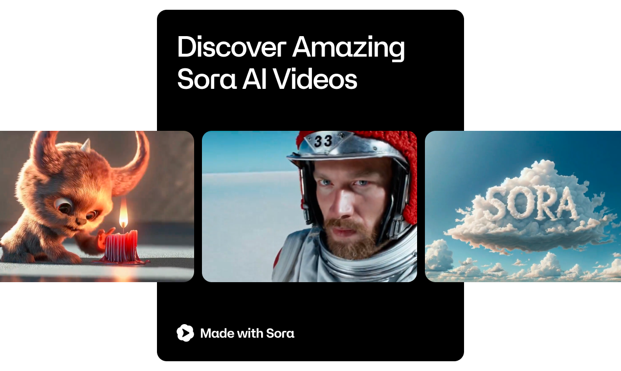 startuptile Made with Sora-Curated gallery for Sora generated prompts and videos