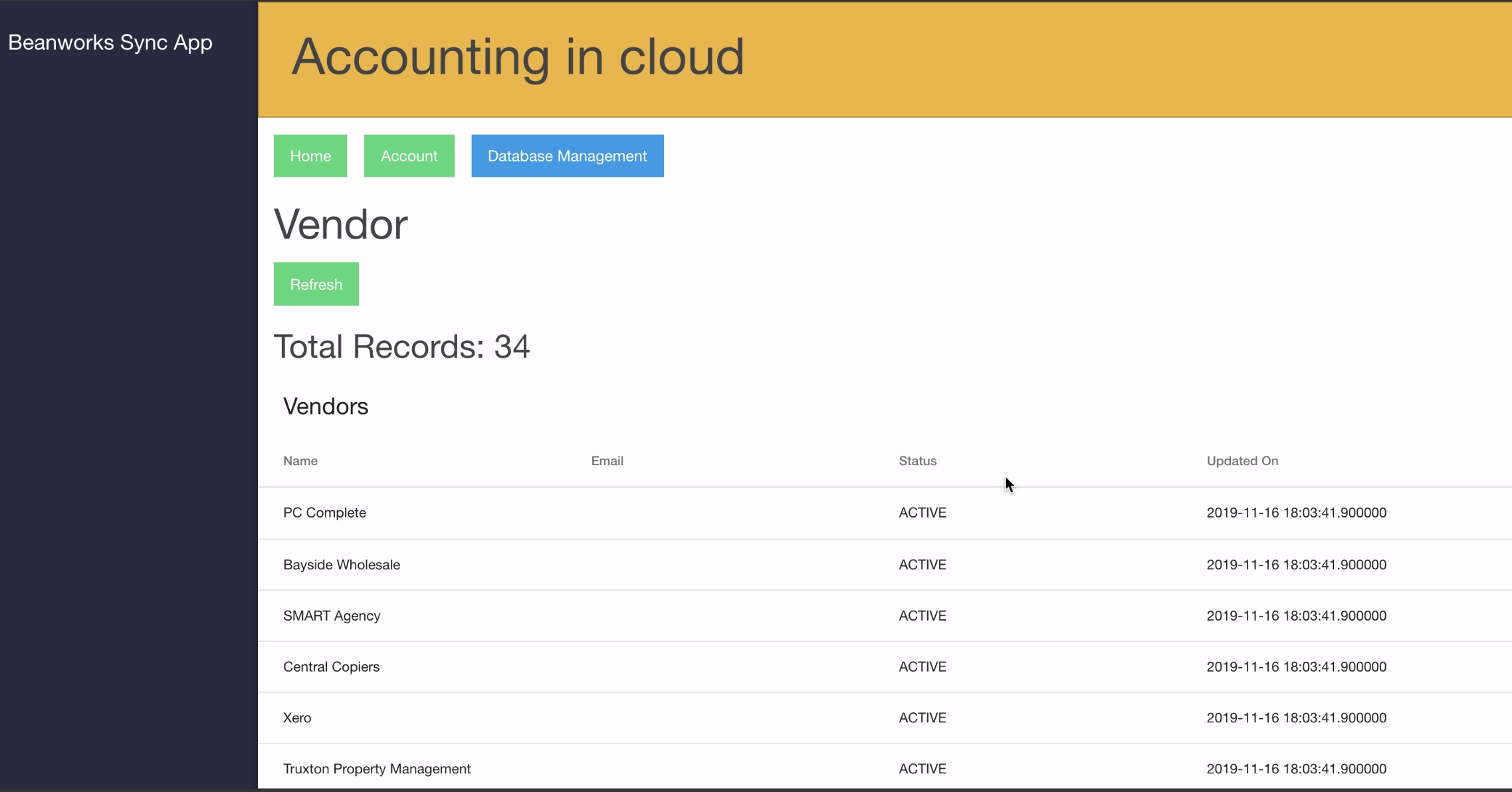 VanHackathon - Beanworks Xero Sync gallery image