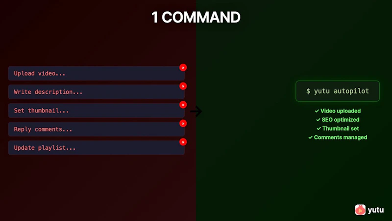 YouTube CLI, MCP server, Skill and Agent screenshot 1 (video preview)