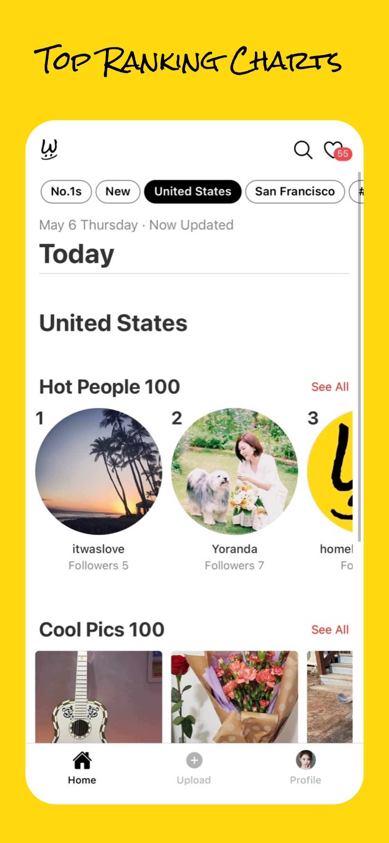 SweepChart: Like, Follow, Rank gallery image