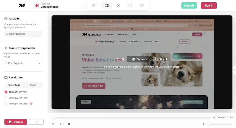 TotalMedia VideoEnhance screenshot 3