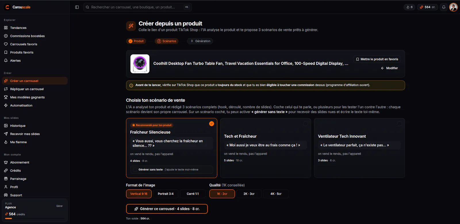 Carouscale screenshot 2