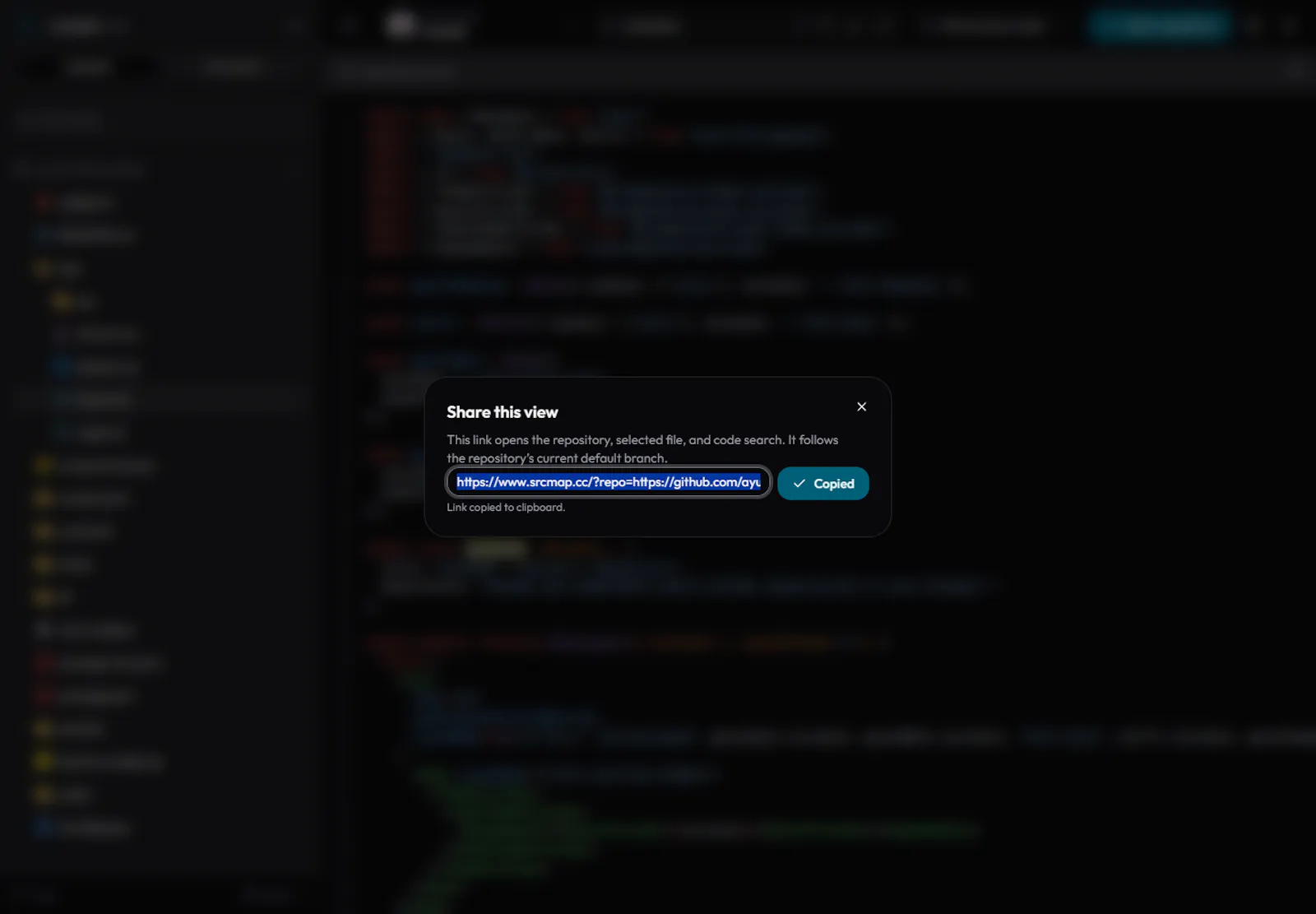 Srcmap screenshot 2