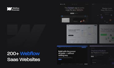 Webflow SaaS Showcase gallery image