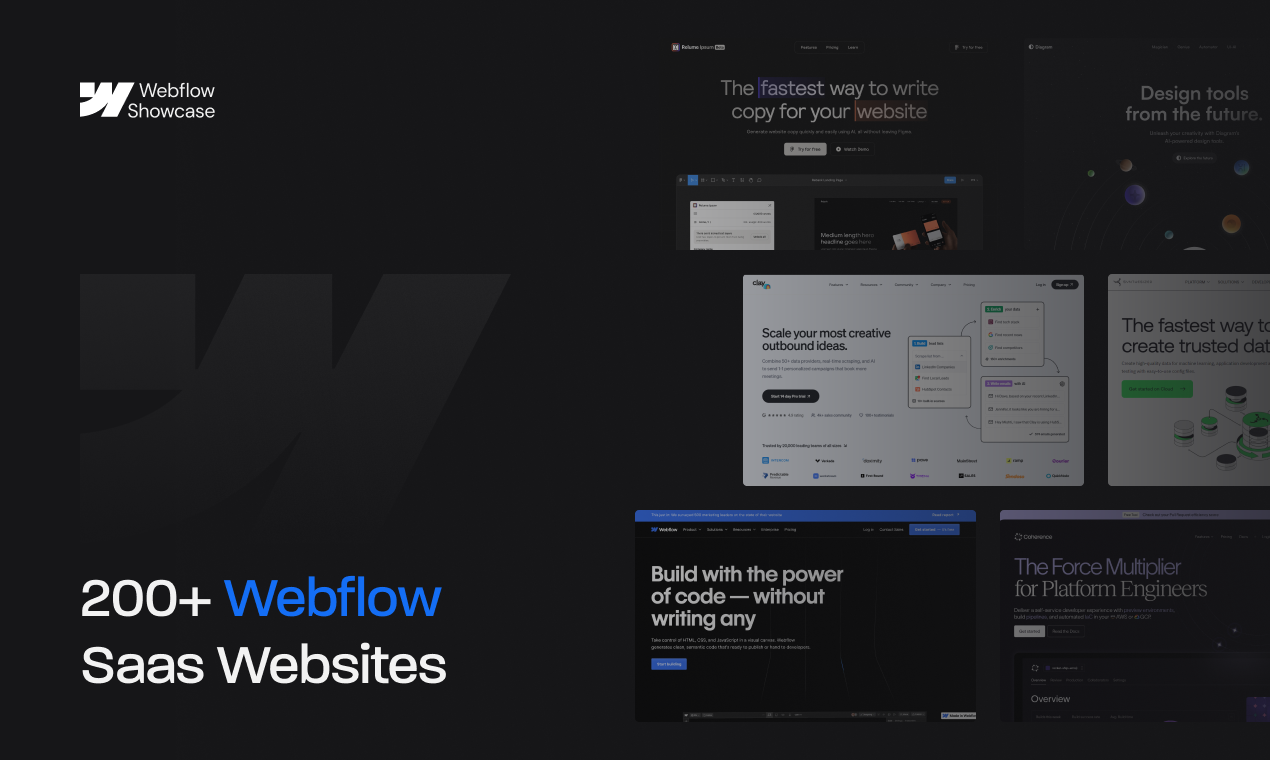 وسائط WebFlow SaaS Showcase - اكتشف مواقع الويب الخاصة بـ WebFlow SaaS 1