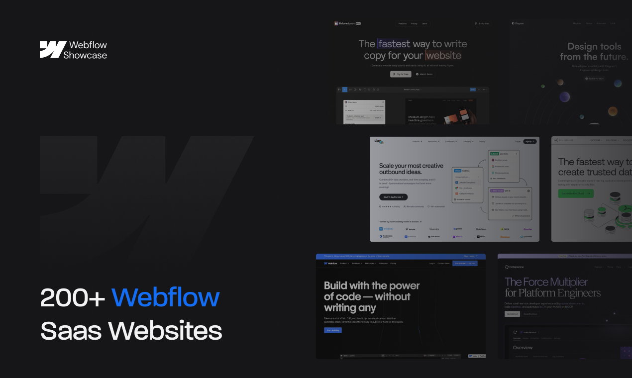 webflow-saas-showcase - Discover Top Webflow SaaS Websites