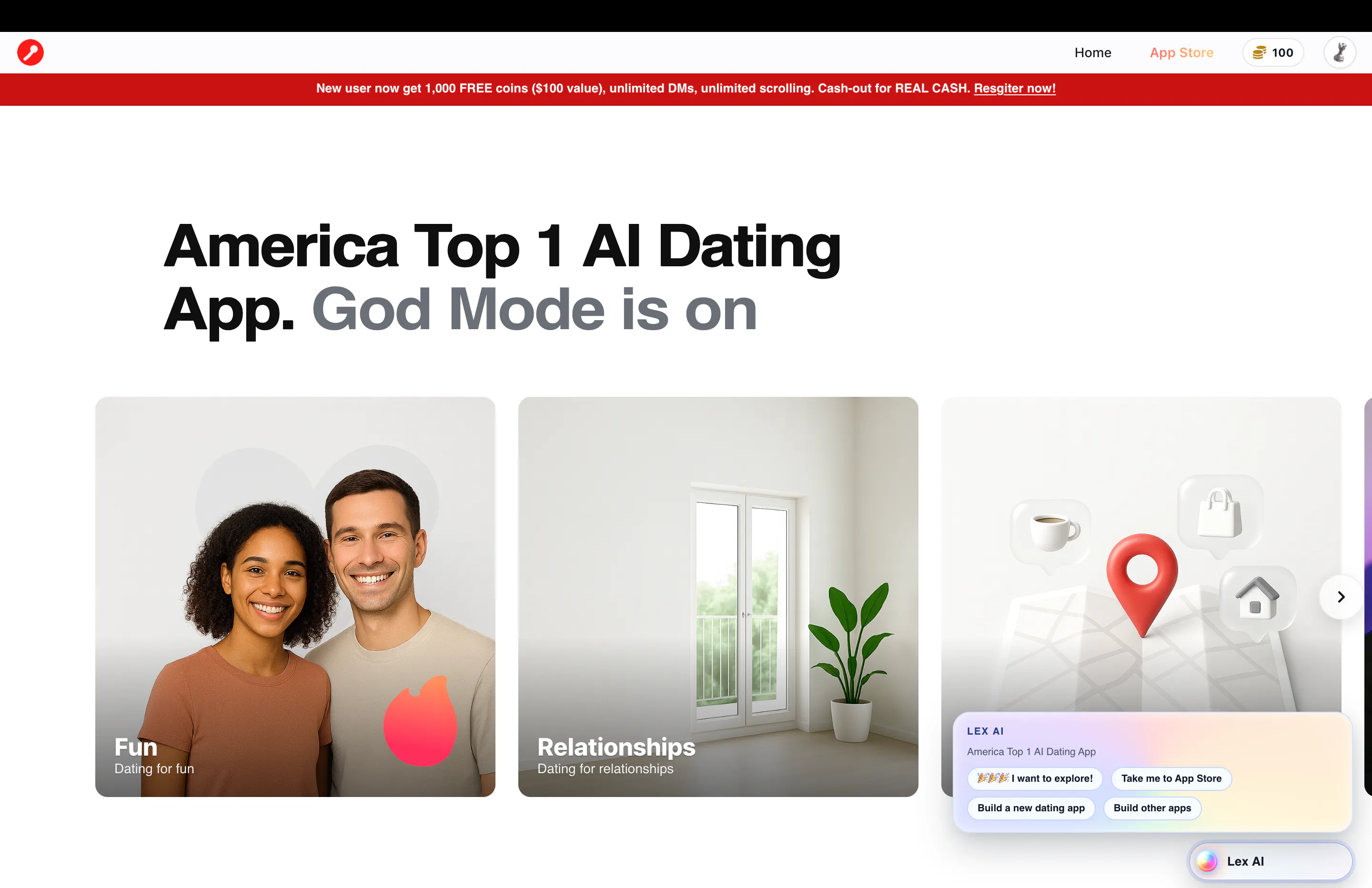 America’s #1 AI Dating Platform 專案橫幅
