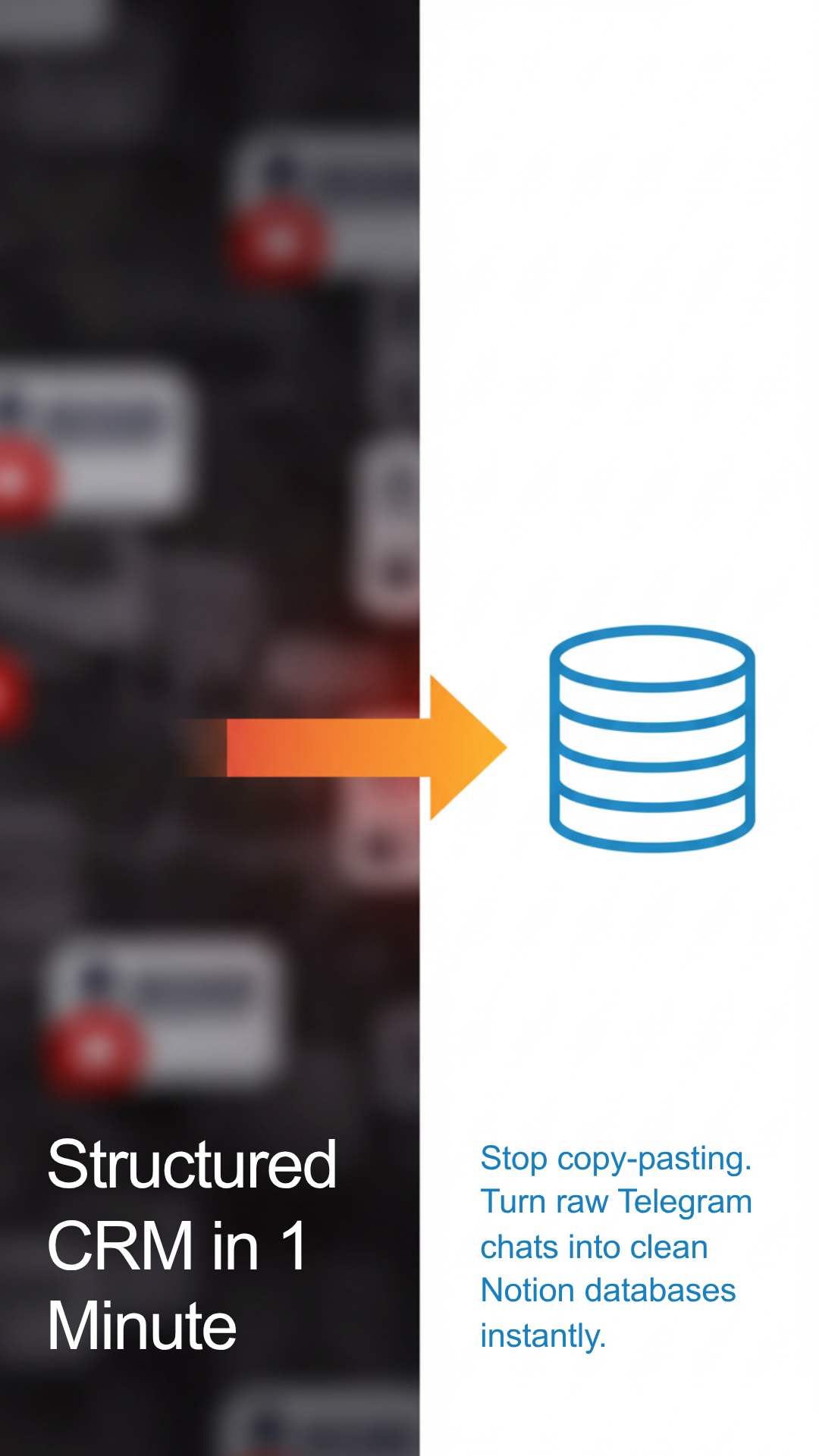 MindaSync Telegeram-Notion CRM gallery image