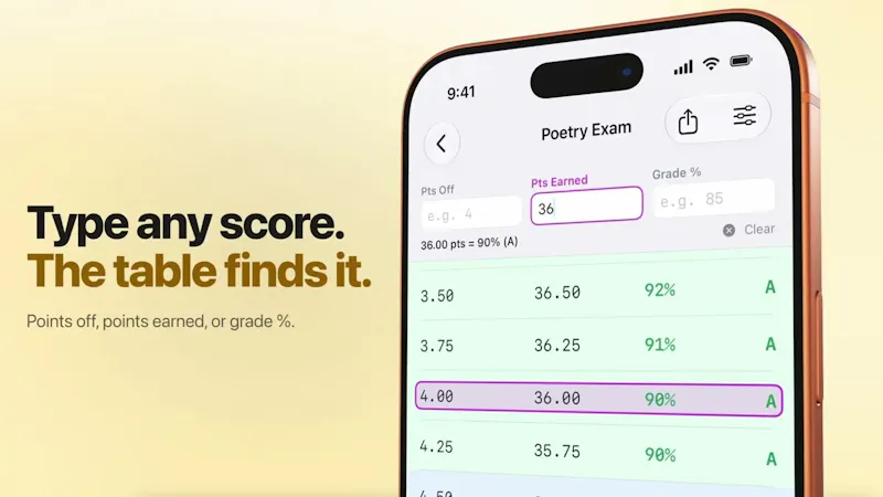 GradeKey screenshot 1 (video preview)