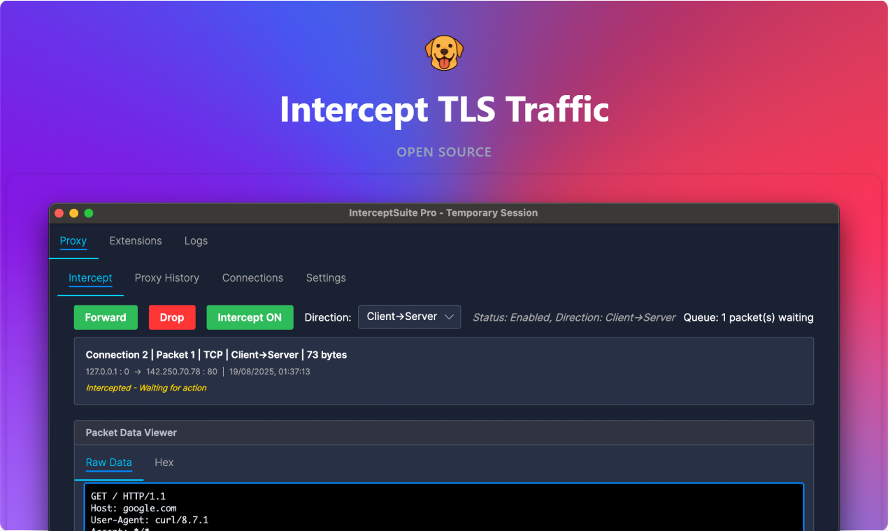 وسائط اعتراض - اعتراض حركة المرور TLS مثل المحترف 2