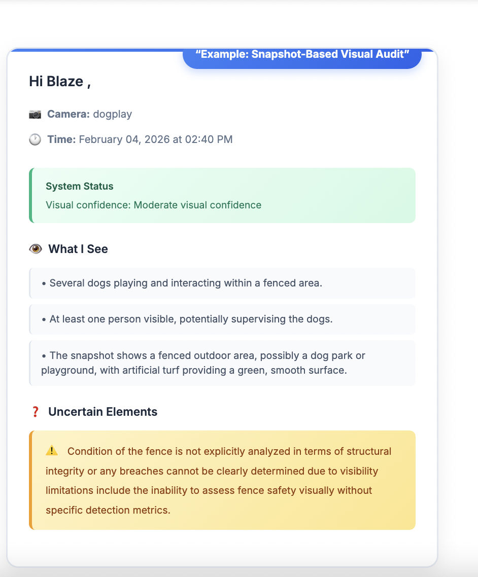 NexusSentry AI — Camera Intelligence - Screenshot 3 showing product features and functionality
