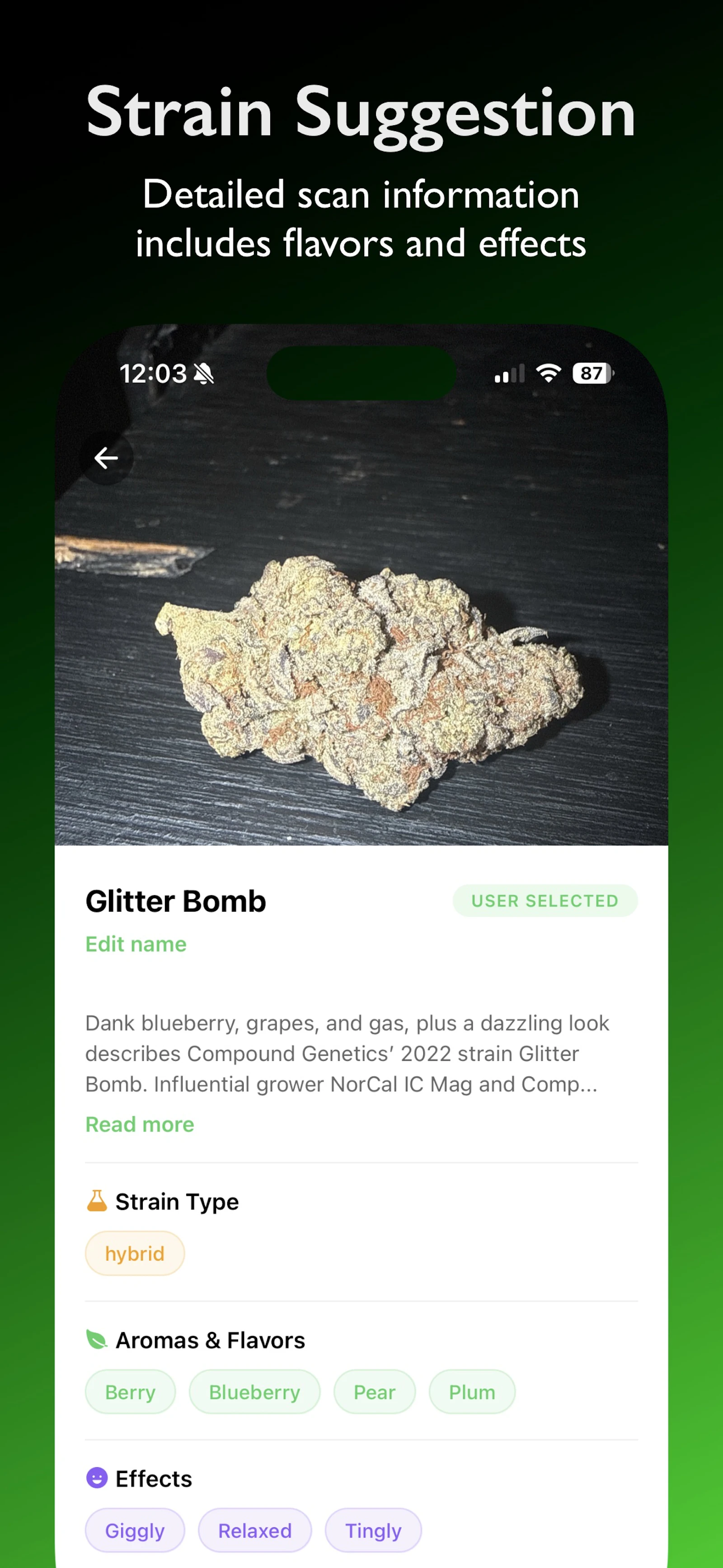 Kushy Scanner screenshot 1