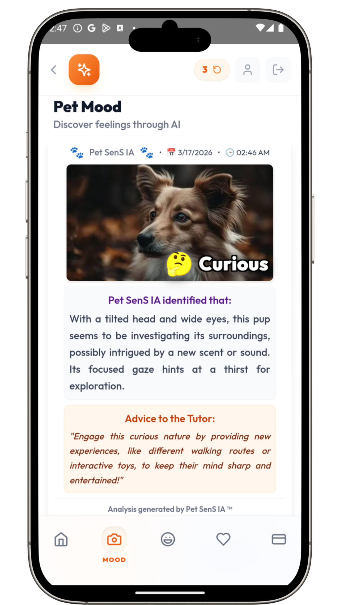 Pet SenS AI - Pet Analyzer gallery image