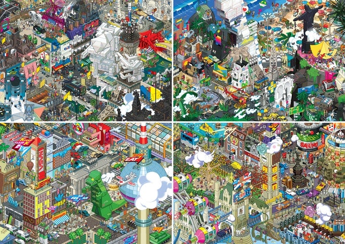 San Francisco eBoy Poster gallery image