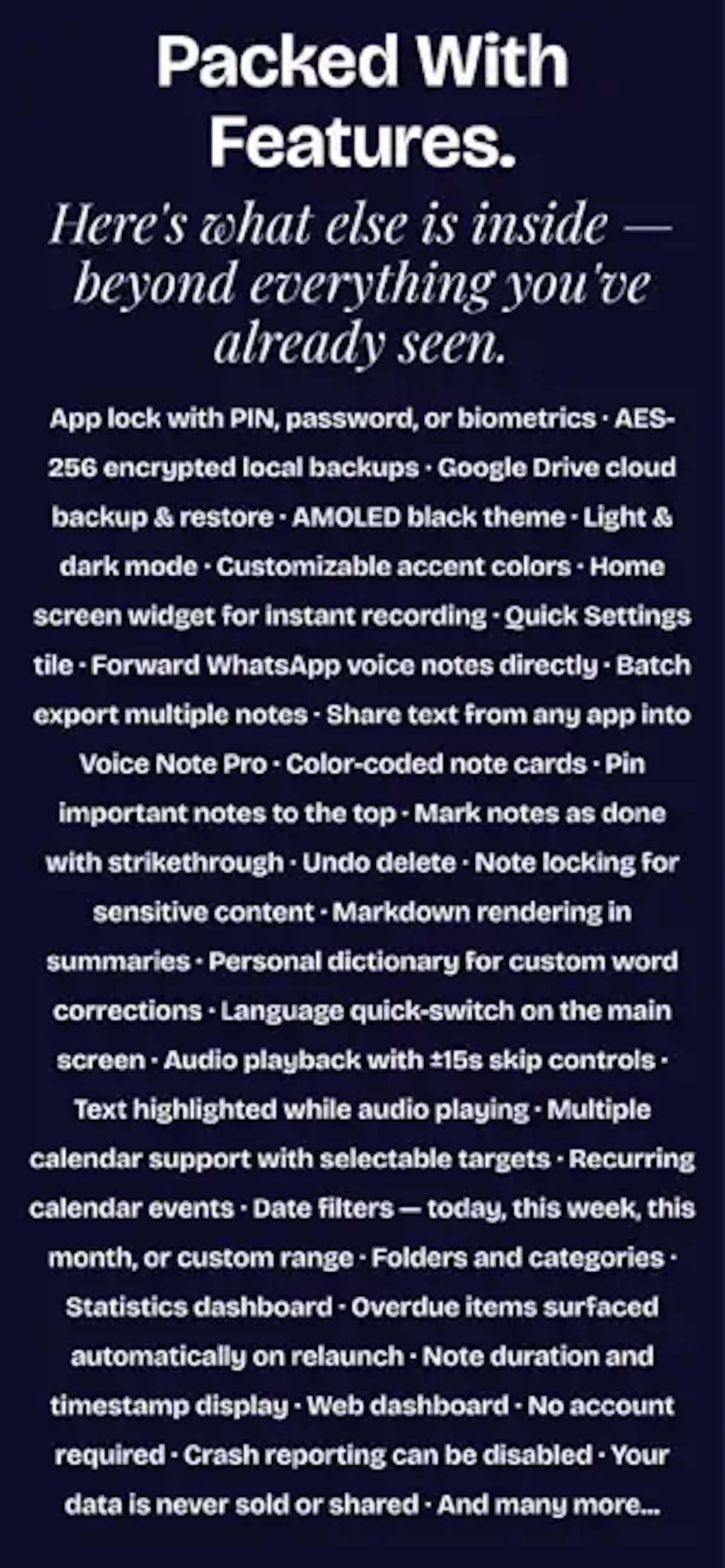 Voice Note Pro screenshot 9