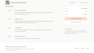 Museum of Handwritten Code gallery image