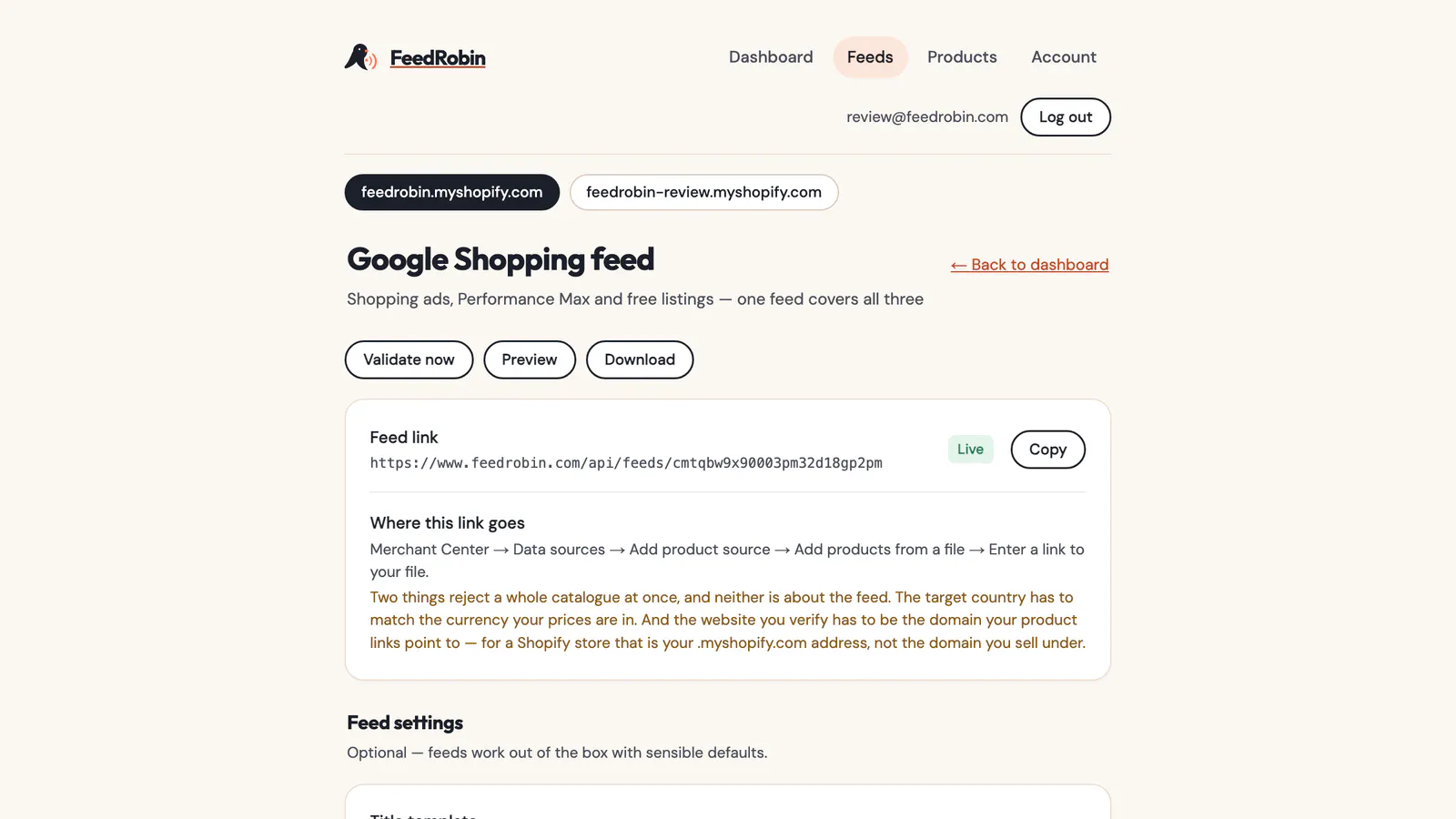 FeedRobin gallery image