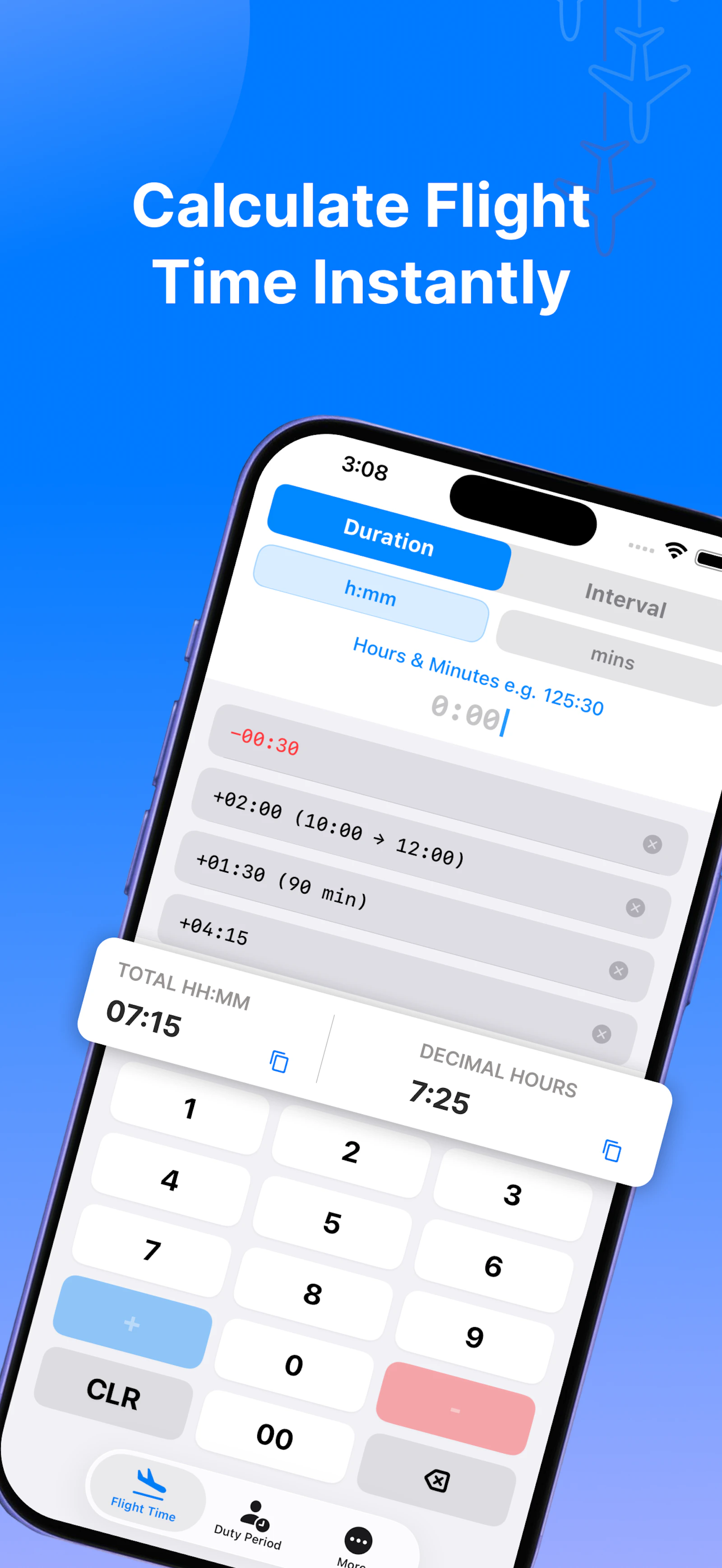 Avion Calc screenshot 2