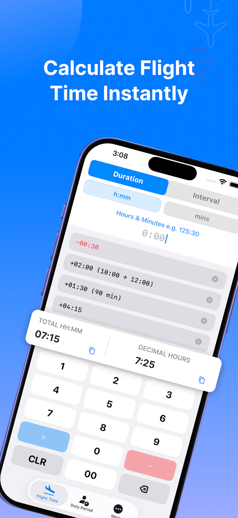 Avion Calc screenshot 2