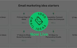 1000 Email Marketing Ideas  media 2