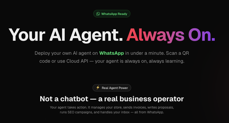 LunoGen - Ai Agent on WhatsApp gallery image