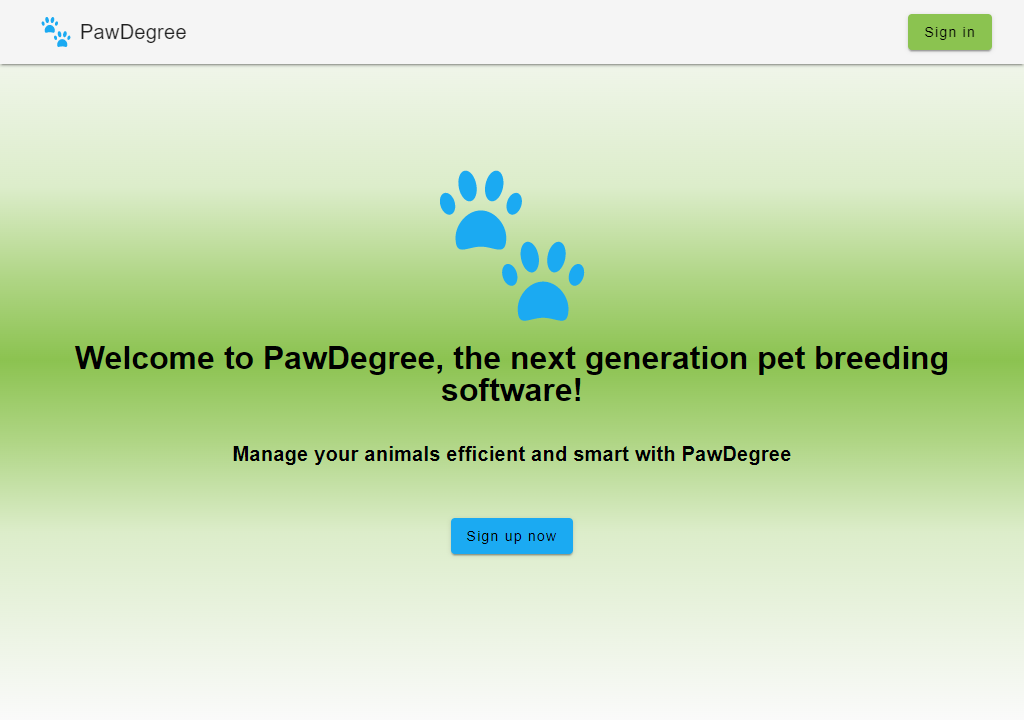 Pawdegree - Einfache Tiermanagement für Züchter, Schutz und andere Medien 1